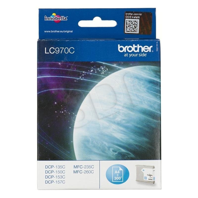 BROTHER LC970C ink cyan 300 pages цена и информация | Laserprinteri toonerid | hansapost.ee