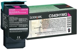 Printeri kassett Lexmark (C540H1MG) Return, lilla hind ja info | Laserprinteri toonerid | hansapost.ee