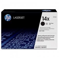 HP No.14X (CF214X), черный картридж цена и информация | Картриджи и тонеры | hansapost.ee
