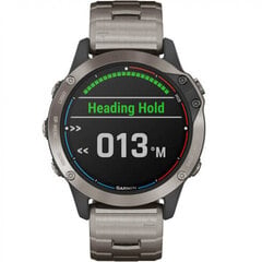 Garmin quatix® 6 Sapphire Titanium Grey hind ja info | Nutikellad, laste nutikellad | hansapost.ee