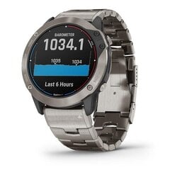 Garmin quatix® 6 Sapphire Titanium Grey hind ja info | Nutikellad, laste nutikellad | hansapost.ee