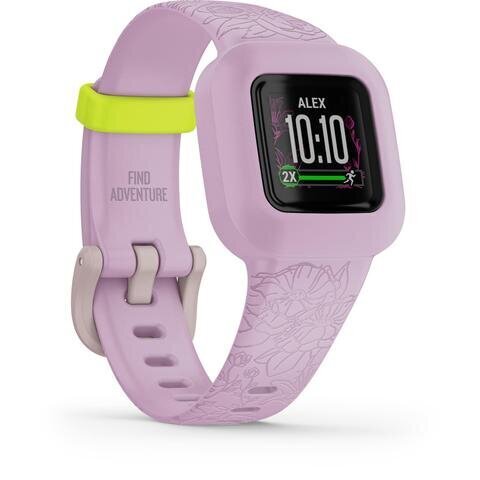 Garmin vívofit® jr. 3 Garmin Floral Pink цена и информация | Nutikellad, laste nutikellad | hansapost.ee