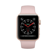 Apple Watch Series 3 (обновлено), 42мм, Gold/Pink цена и информация | Смарт-часы (smartwatch) | hansapost.ee