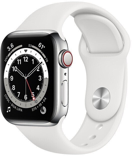 Nutikell Apple Watch Series 6 (40mm) GPS + LTE : hõbedane цена и информация | Nutikellad, laste nutikellad | hansapost.ee