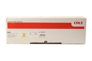 OKI - Toner Y C822 7.3K 44844613 цена и информация | Laserprinteri toonerid | hansapost.ee