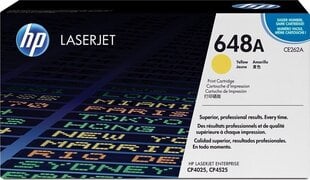 Kassett HP No.648A (CE262A), kollane hind ja info | Laserprinteri toonerid | hansapost.ee