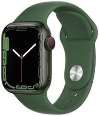 Смарт-часы Apple Watch Series 7 (GPS + Cellular LT, 41 мм) Green Aluminium Case with Clover Sport Band цена и информация | Apple Мобильные телефоны, Фото и Видео | hansapost.ee