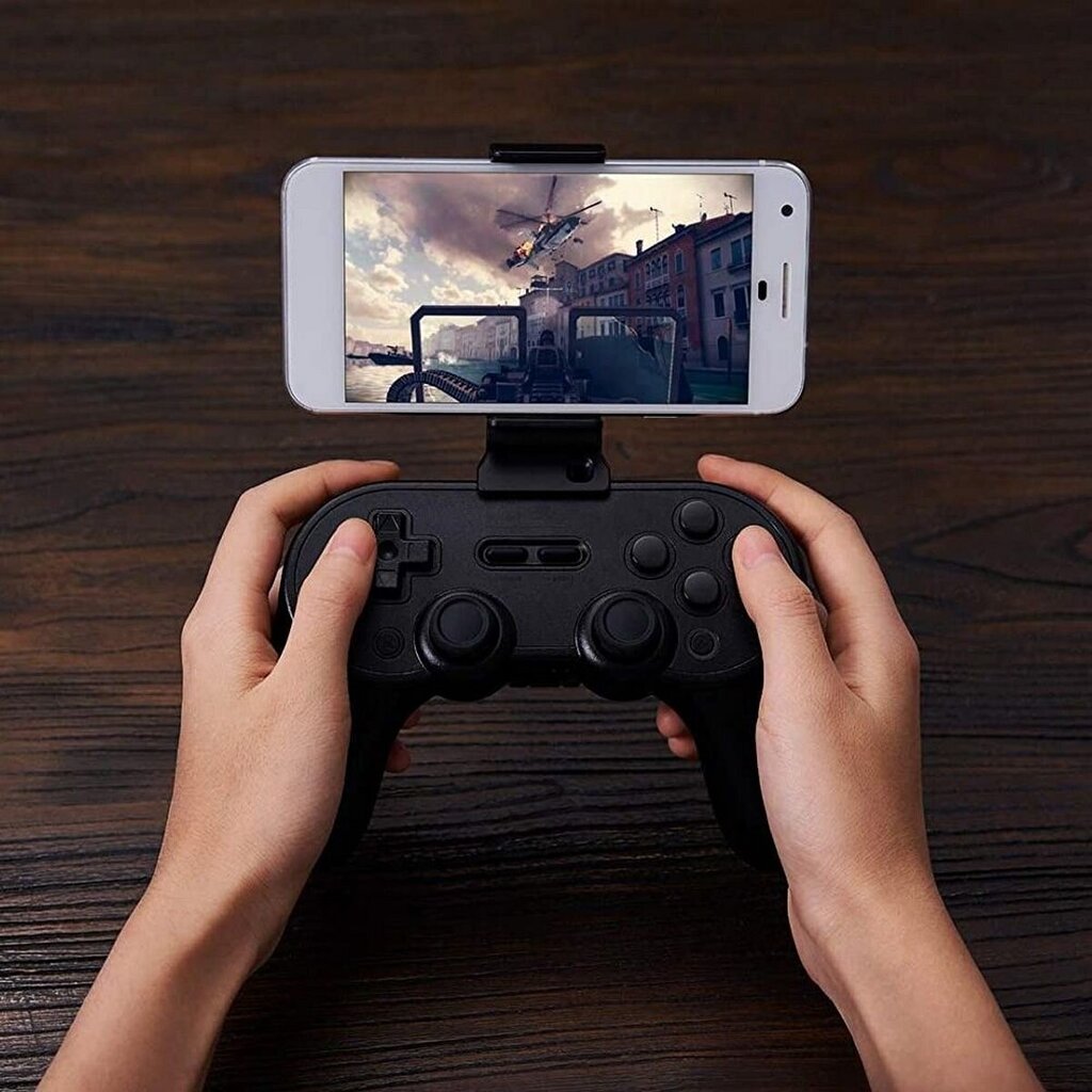 8BitDo Mobile kinnitus SN30 Pro+ pultidele - Black (Mobile) цена и информация | Mängukonsoolide lisatarvikud | hansapost.ee