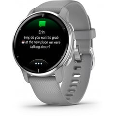 Garmin Venu® 2 Plus Silver/Powder Grey цена и информация | Смарт-часы (smartwatch) | hansapost.ee