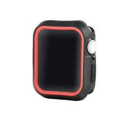 Kaitseümbris Devia Dazzle Series sobib Apple Watch 4 (40mm), Must/Punane hind ja info | Nutikellade aksessuaarid ja tarvikud | hansapost.ee