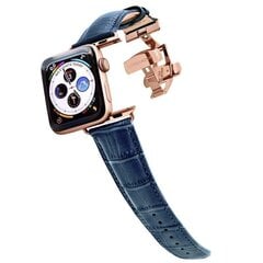 Ремешок Longvadon для смарт-часов Apple Watch (42 мм / 44 мм), LVWHISKEY42/44GOLD цена и информация | Аксессуары для смарт-часов и браслетов | hansapost.ee