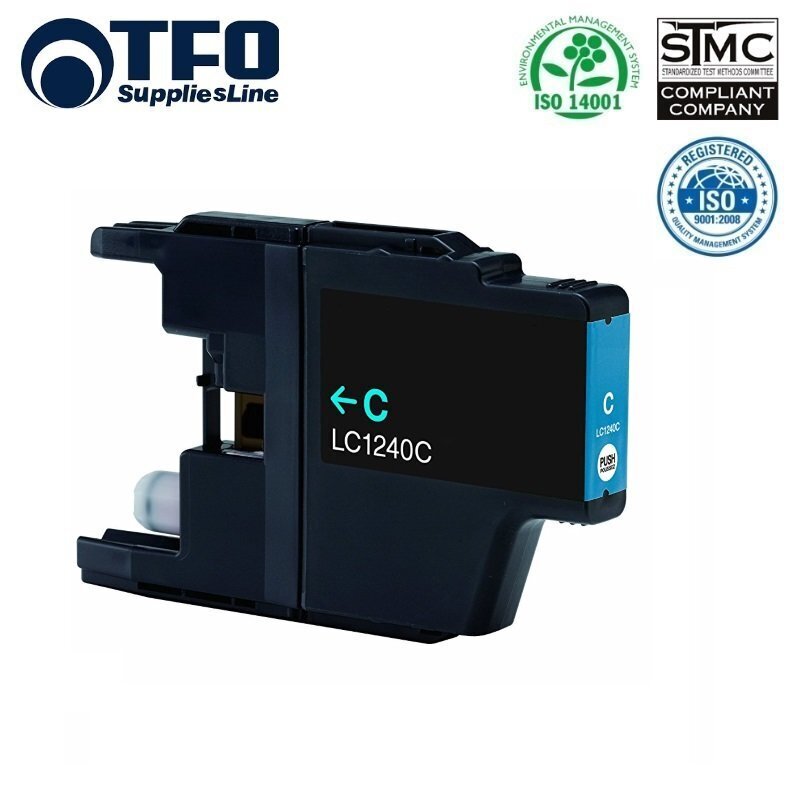 TFO Brother LC1240C Cyan INK Cartridge 12ml DCP-J525W DCP-J725DW etc HQ Premium Analog цена и информация | Laserprinteri toonerid | hansapost.ee