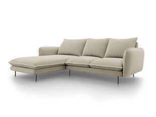 Pehme nurgadiivan Cosmopolitan Design Vienna, beež/must price and information | Corner sofas and corner sofa beds | hansapost.ee