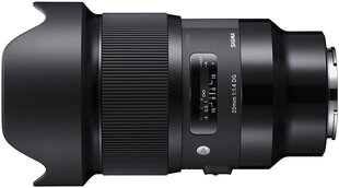 Sigma 20mm F1.4 DG HSM Sony E-mount [ART] hind ja info | Fotoaparaatide objektiivid | hansapost.ee