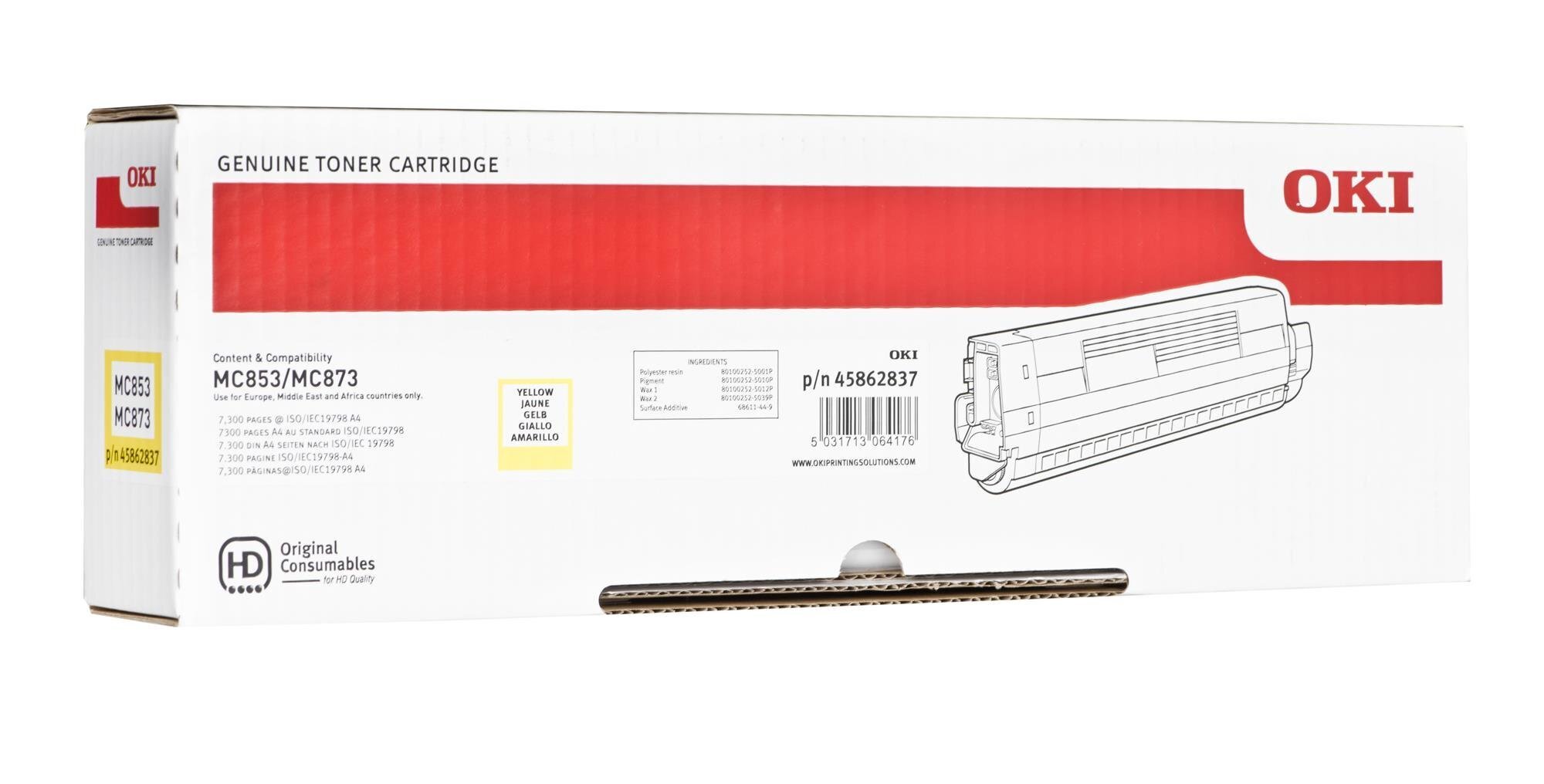 OKI MC853/873 magenta toner 7.3K цена и информация | Laserprinteri toonerid | hansapost.ee