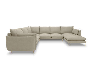 Pehme nurgadiivan Milo Casa Elio 7S, beeži värvi price and information | Corner sofas and corner sofa beds | hansapost.ee