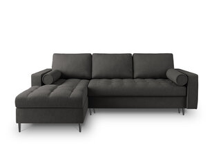 Pehme nurgadiivan Milo Casa Santo 5S, tumehall/must price and information | Corner sofas and corner sofa beds | hansapost.ee