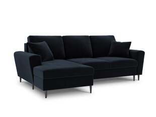 Мягкий уголок Micadoni Home Moghan 4S-V, темно-синий/черный цена и информация | Micadoni Home Мебель и домашний интерьер | hansapost.ee