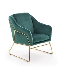 Кресло Halmar Soft 3, зеленое / золотое цена и информация | Уличные кресла | hansapost.ee