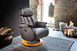 Tugitool recliner MC Akcent Calgary Comfort L, pruun/beež värv цена и информация | Tugitoolid | hansapost.ee