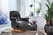 Tugitool recliner MC Akcent Calgary Comfort XL, matt pruun/must цена и информация | Tugitoolid | hansapost.ee