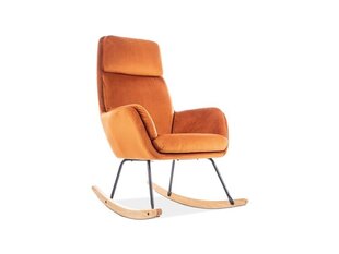 Кресло-качалка Signal Meble Hoover, оранжевое цена и информация | Кресла | hansapost.ee