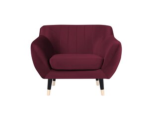 Кресло Mazzini Sofas Benito, темно-красное/черное цена и информация | Кресла | hansapost.ee