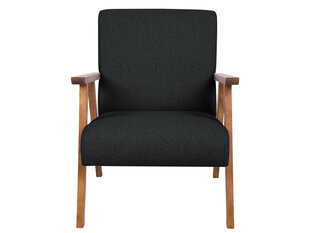 Кресло Harper Maison Terry, черное цена и информация | Кресла для отдыха | hansapost.ee