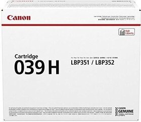 CANON CRG039H cartridge black high cap. hind ja info | Canon Kontoritehnika | hansapost.ee