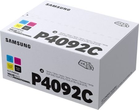 SAMSUNG CLT-P4092C 4-pk CYMK Toner Cr цена и информация | Laserprinteri toonerid | hansapost.ee