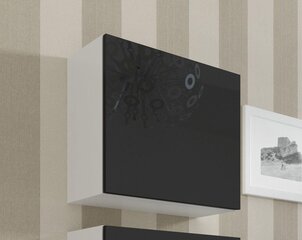 Шкафчик Cama Meble Vigo 50, белый/черный цена и информация | Шкафчики в гостиную | hansapost.ee