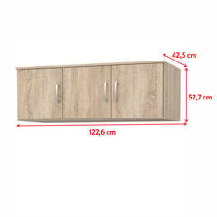 Подвесной шкафчик Selsey Niko 123 см, цвета дуба цена и информация | Шкафчики в гостиную | hansapost.ee