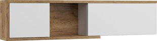 Подвесной шкафчик Meblocross Hybrid Hyb-25 2D, светло-коричневый/ белый цена и информация | Шкафчики в гостиную | hansapost.ee