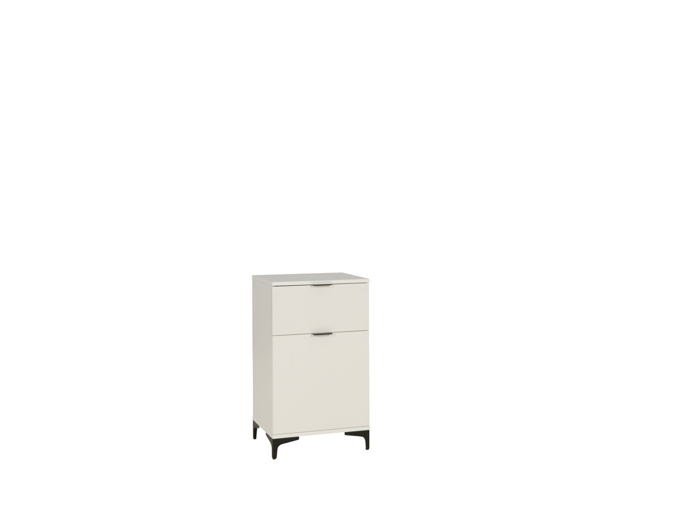 Kapp ADRK Furniture LEN01, valge цена и информация | Elutoa kapid | hansapost.ee