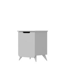 Ночной столик Kalune Design Esla, белый цена и информация | Прикроватные тумбочки | hansapost.ee