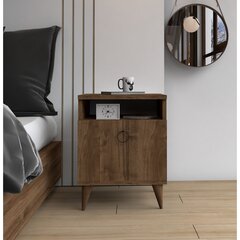 Ночной столик Kalune Design 835, 52 см, темно-коричневый цена и информация | Ночные шкафы | hansapost.ee
