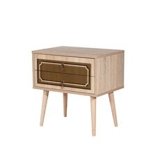 Öökapp Kalune Design 869, 61 cm, pruun/tamme värv price and information | Nightstands | hansapost.ee