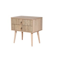 Ночной столик Kalune Design 863 (VIII), 61 см, дуб цена и информация | Прикроватные тумбочки | hansapost.ee