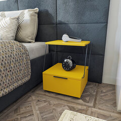 Ночной шкаф Kalune Design Tekoba, желтый цена и информация | Ночные шкафы | hansapost.ee