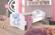 Lastevoodi eemaldatava kaitsega ADRK Furniture Casimo Blue Bear, 70x140 cm цена и информация | Lastevoodid | hansapost.ee