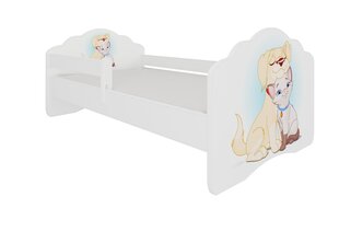 Lastevoodi eemaldatava kaitsega ADRK Furniture Casimo Dog and Cat, 70x140 cm цена и информация | ADRK Furniture Детская мебель | hansapost.ee