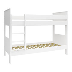 Двухэтажная кровать Steens Alba 615, 90x200 см, белая цена и информация | Детские кровати | hansapost.ee
