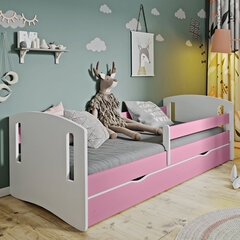 Детская кровать Selsey Mirret, 80x180 см, розовая цена и информация | Детские кровати | hansapost.ee