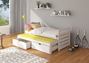 Детская кровать ADRK Furniture Tomi 200x90, белая цена и информация | Детские кровати | hansapost.ee