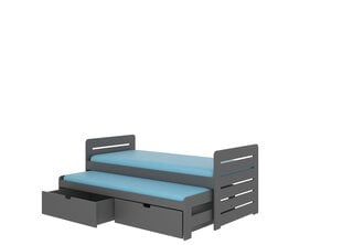 Lastevoodi ADRK Furniture Tomi 200x90, tumehall цена и информация | ADRK Furniture Детская мебель | hansapost.ee