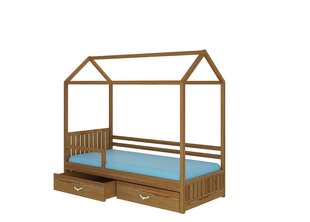 Voodi ADRK Furniture Rose 80x190 cm, tamme värv цена и информация | Детские кровати | hansapost.ee