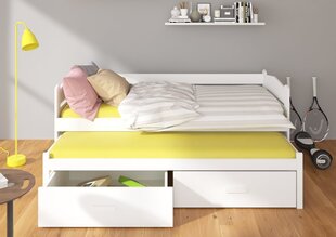 Lastevoodi Adrk Furniture Tiarro 90x200 cm, valge цена и информация | Детские кровати | hansapost.ee