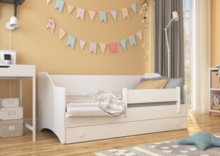Lastevoodi ADRK Furniture Naomi, 80x160 cm, valge цена и информация | Детские кровати | hansapost.ee