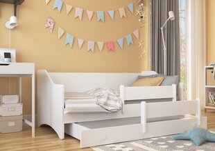 Lastevoodi ADRK Furniture Naomi 2, 80x160 cm, valge цена и информация | Детские кровати | hansapost.ee