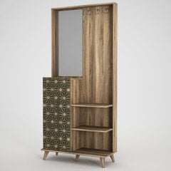 Комплект мебели для прихожей Kalune Design Tress, коричневый цена и информация | Комплекты в прихожую | hansapost.ee